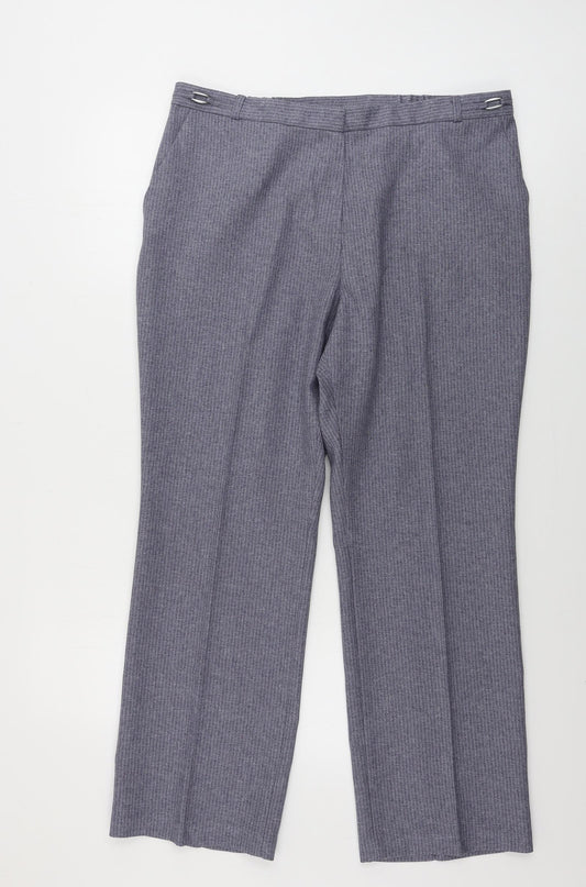 Marks and Spencer  Womens Green   Trousers  Size 14 L27 in