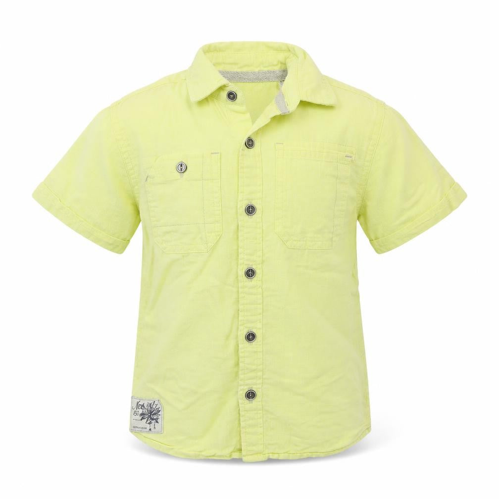 Next  Boys Yellow   Basic Button-Up Size 5 Years