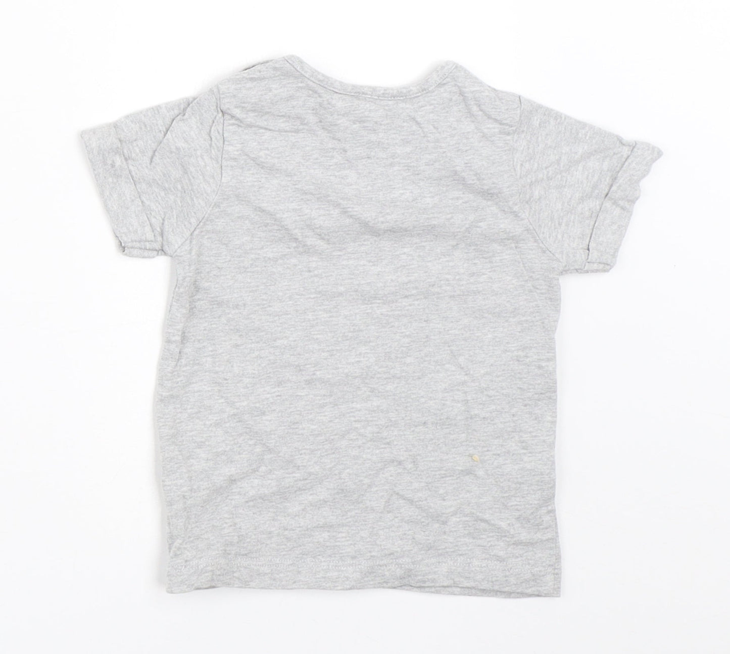 NEXT Girls Grey   Basic T-Shirt Size 3-6 Months