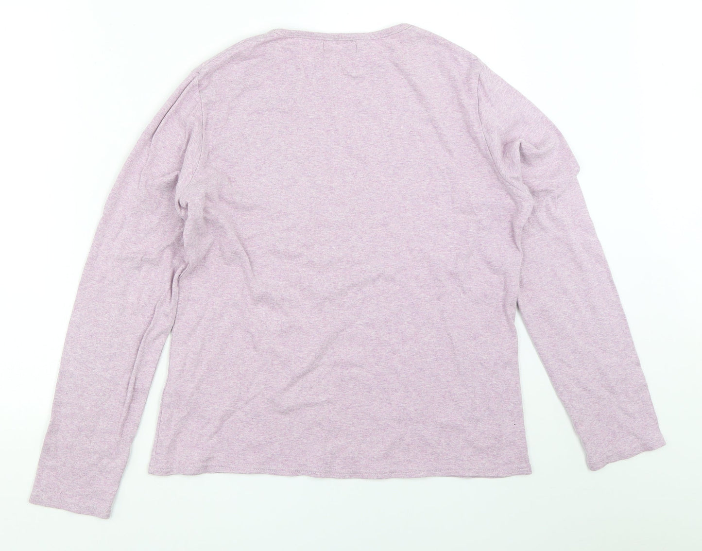 BM Collection Womens Purple   Basic T-Shirt Size M