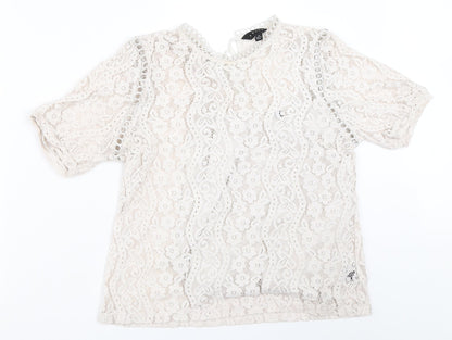 ADIVA Womens Ivory   Basic Blouse Size M