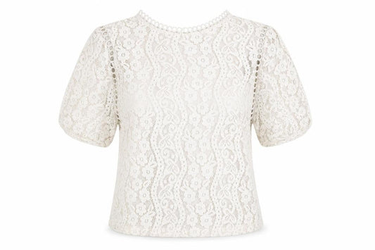 ADIVA Womens Ivory   Basic Blouse Size M