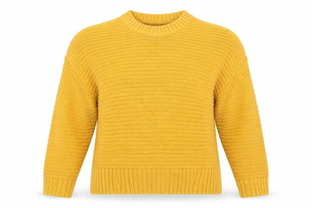 H&M Womens Yellow   Pullover Jumper Size M