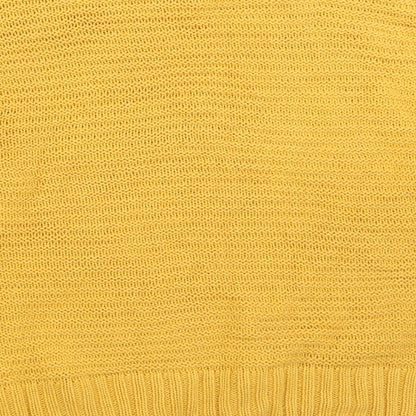 H&M Womens Yellow   Pullover Jumper Size M
