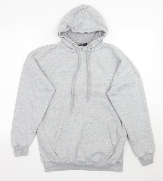 Nasty Gal Womens Grey   Pullover Hoodie Size XS