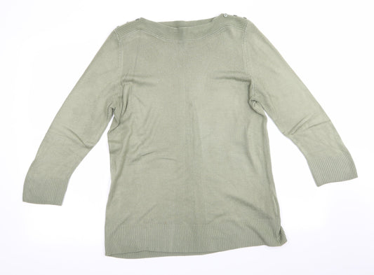 Originals Womens Green   Pullover Jumper Size 14  - Longline Jumper
