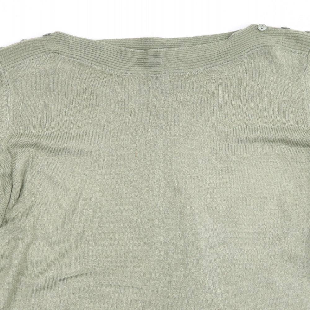 Originals Womens Green   Pullover Jumper Size 14  - Longline Jumper