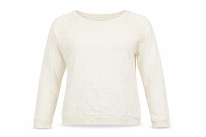 Dorothy Perkins Womens Ivory   Pullover Jumper Size 12  - Lace inset on shoulders