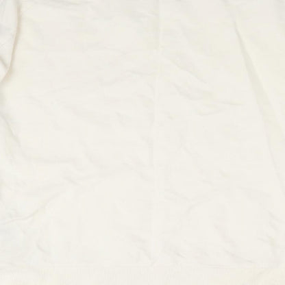 Dorothy Perkins Womens Ivory   Pullover Jumper Size 12  - Lace inset on shoulders