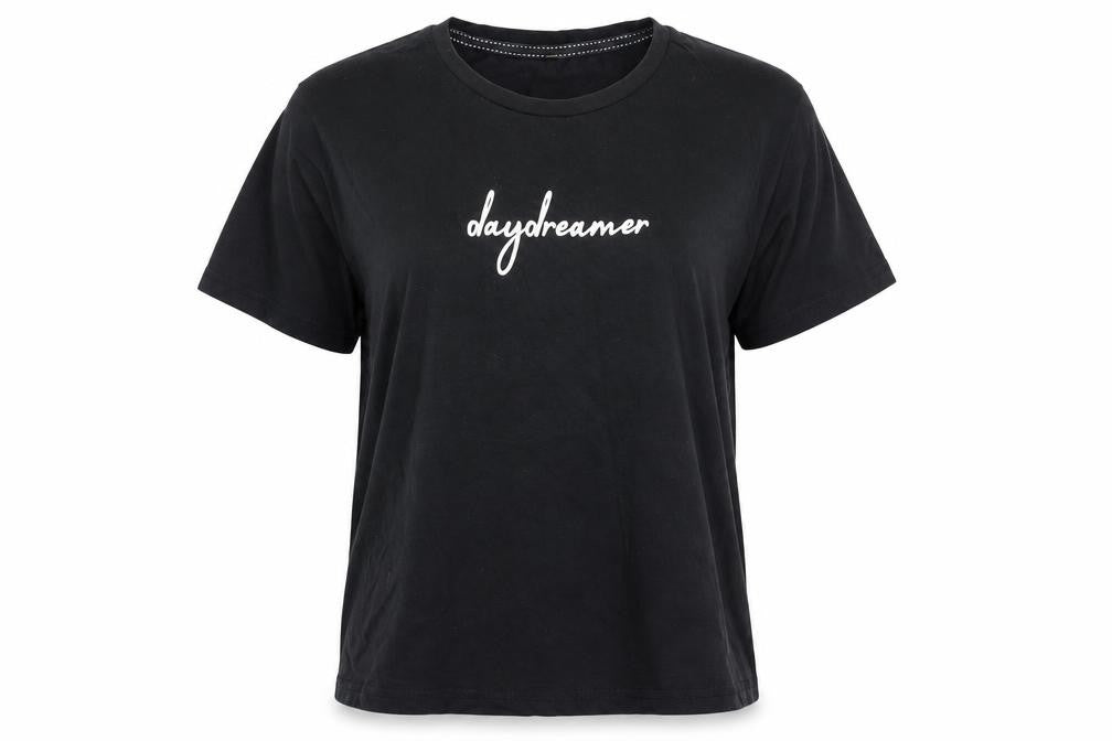 George Womens Black Solid   Pyjama Top Size 8  - Day Dreamer