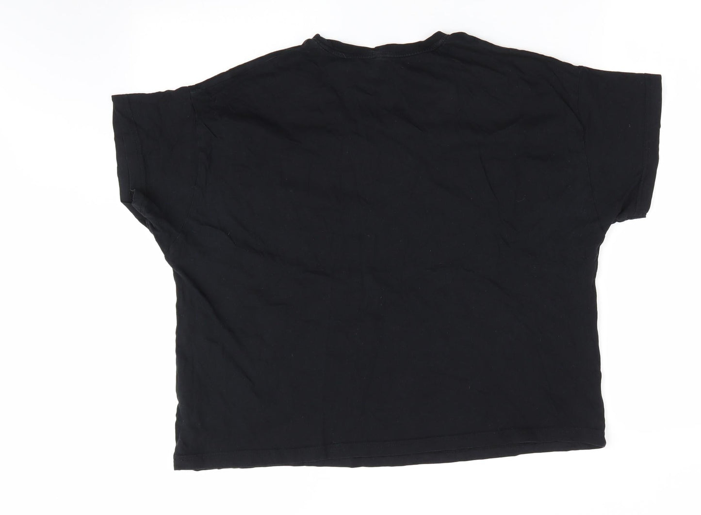 George Womens Black Solid   Pyjama Top Size 8  - Day Dreamer