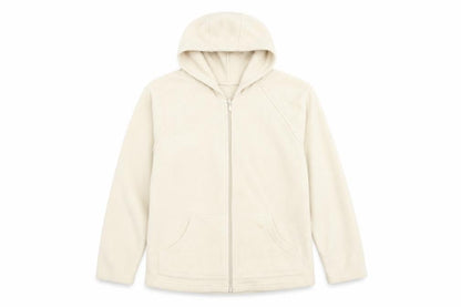 Marks & Spencer Womens Beige  Fleece Jacket Coat Size 18  - Piped detail