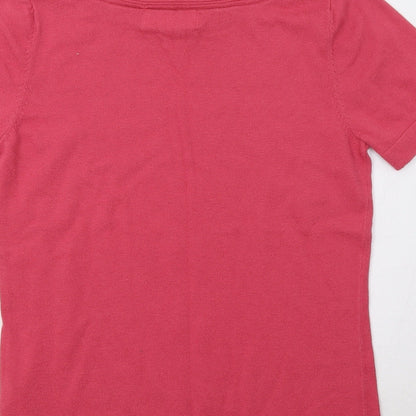 Next Womens Pink   Pullover Jumper Size 10