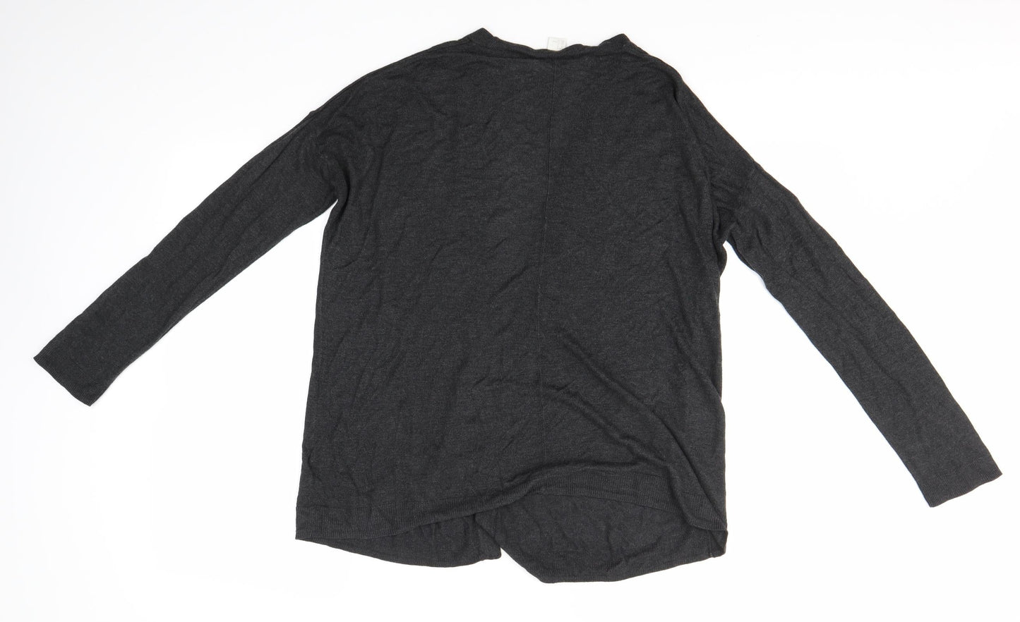 H&M Womens Grey   Cardigan Jumper Size M