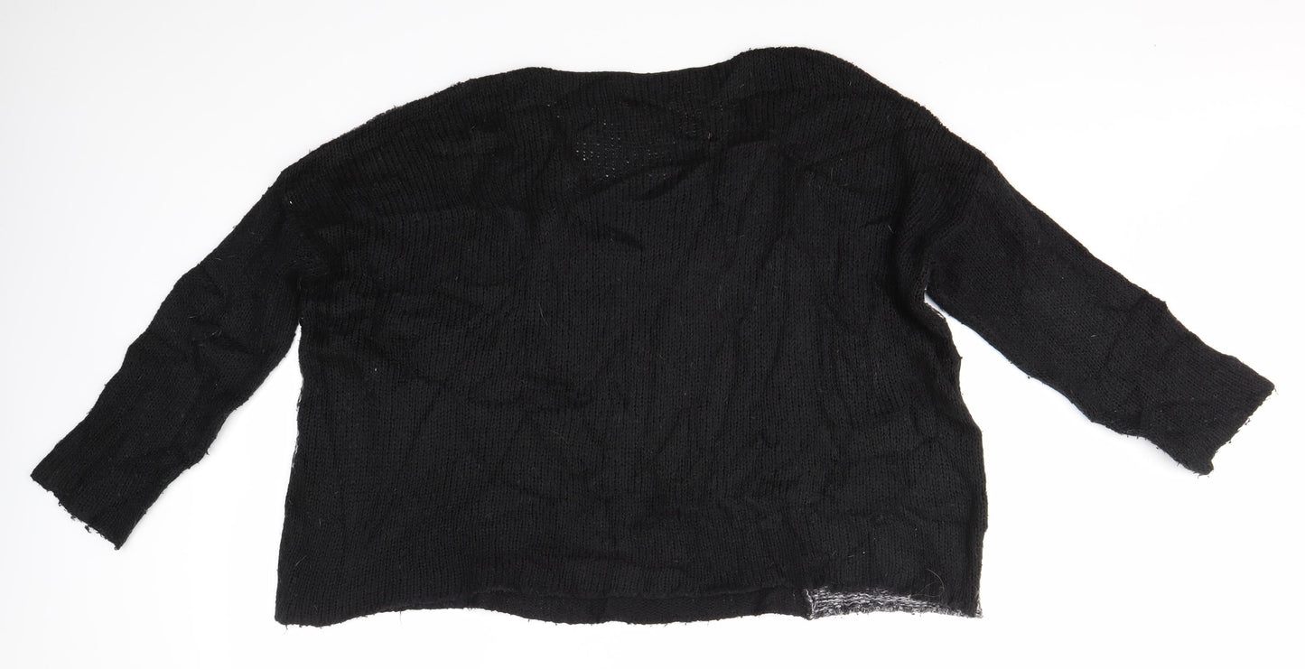 Capri Womens Black   Pullover Jumper Size S