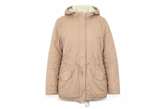 H&M Womens Brown   Overcoat Coat Size 12