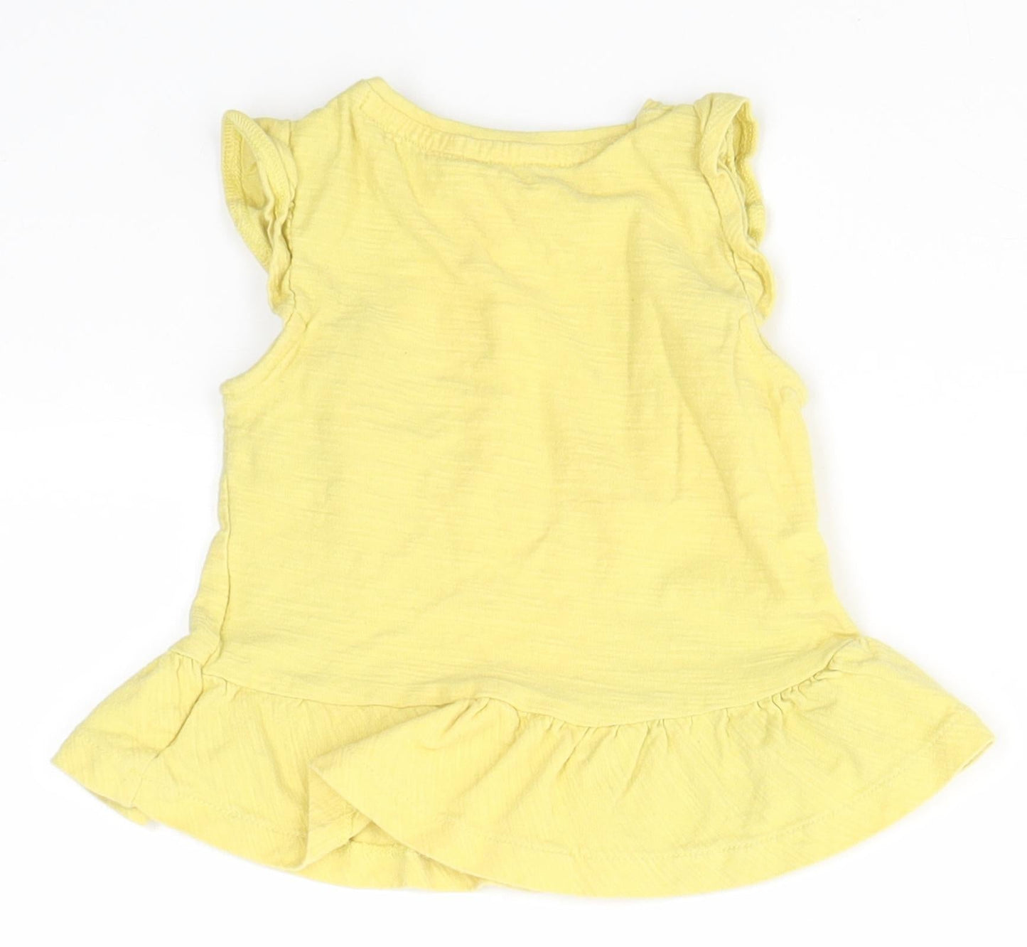 Mothercare Baby Yellow   Basic Blouse Size 9-12 Months