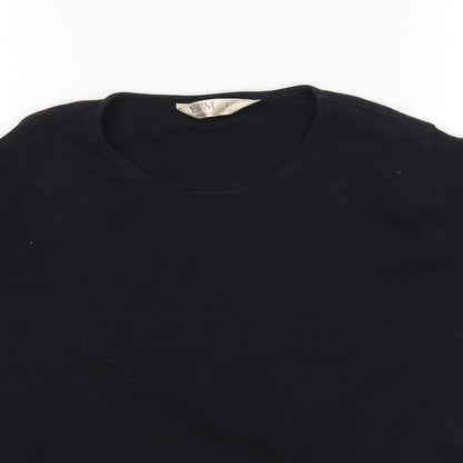 EWM Womens Black   Basic T-Shirt Size L
