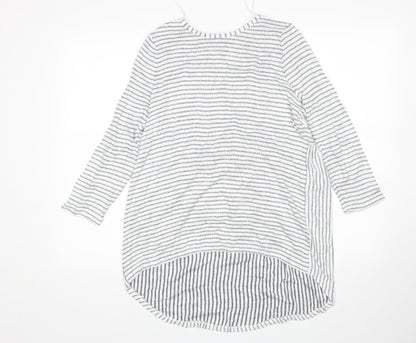 Tu Womens Multicoloured Striped  Pullover Jumper Size 12