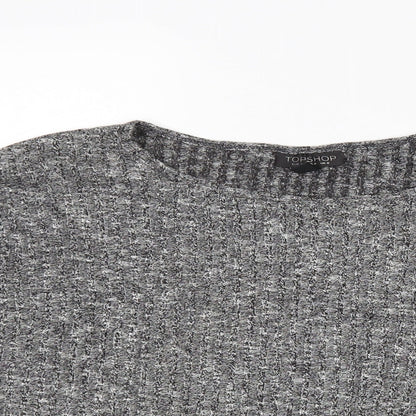 Topshop Womens Grey   Pullover Jumper Size 8