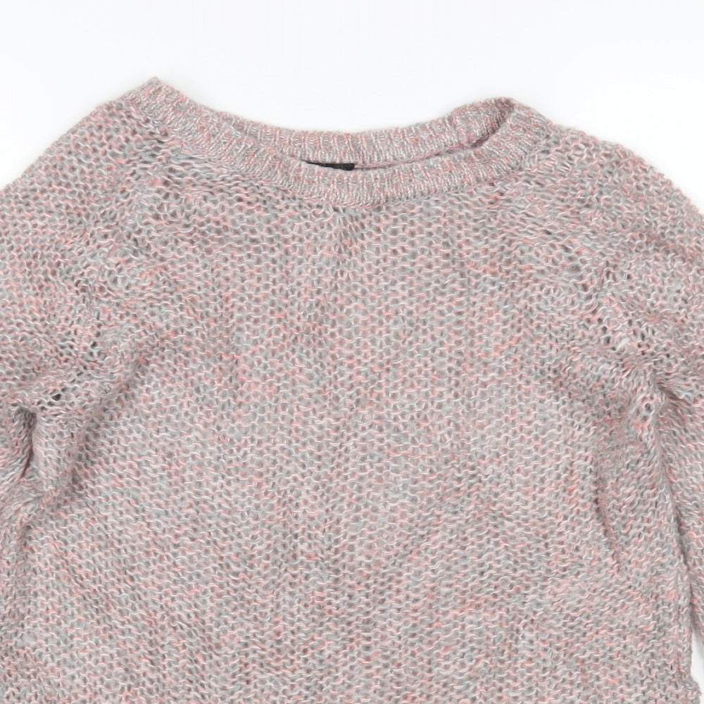 Topshop Womens Multicoloured   Pullover Jumper Size 8