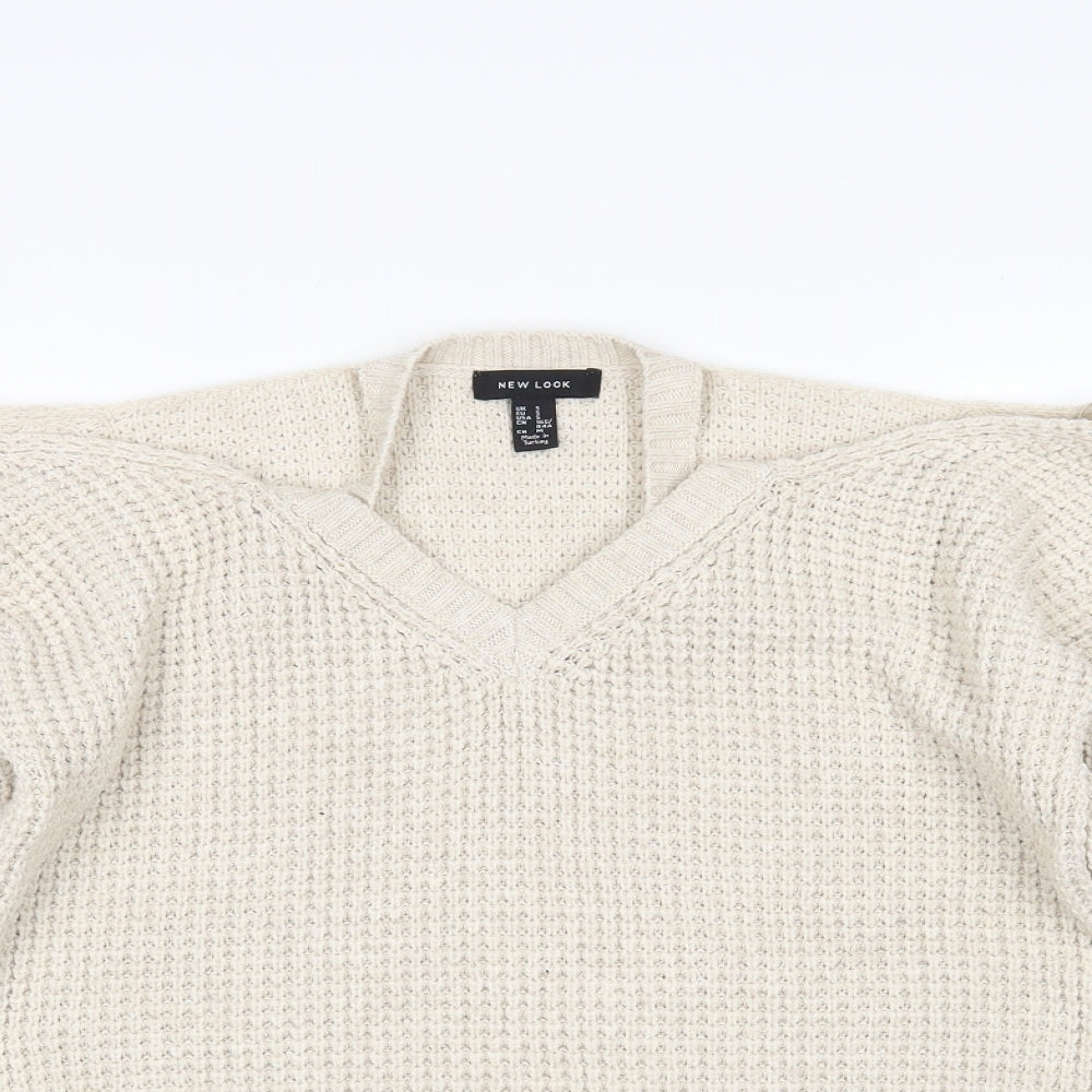 New Look Womens Beige   Pullover Jumper Size S