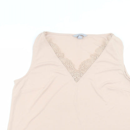 H&M Womens Pink   Basic Blouse Size M