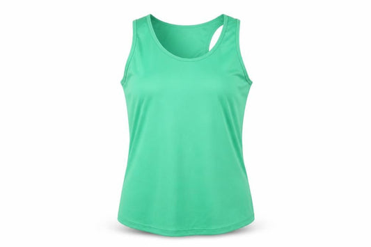Awdis Womens Green   Basic Tank Size L