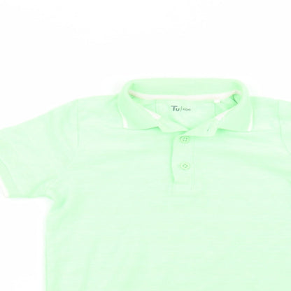 Tu Boys Green   Basic Polo Size 5 Years