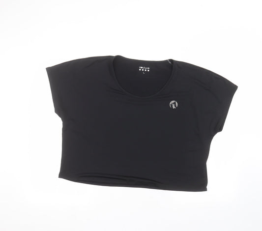 Matalan Womens Black   Basic T-Shirt Size L