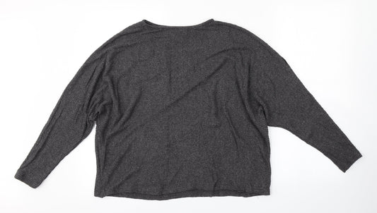 H&M Womens Grey   Pullover Jumper Size M