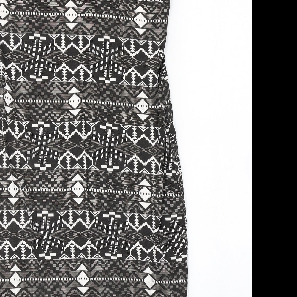 Peacocks Womens Grey Argyle/Diamond  Pencil Dress  Size 12