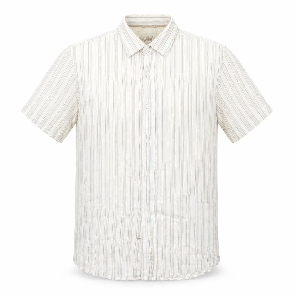 RJR.John Rocha Mens White Striped   Button-Up Size S