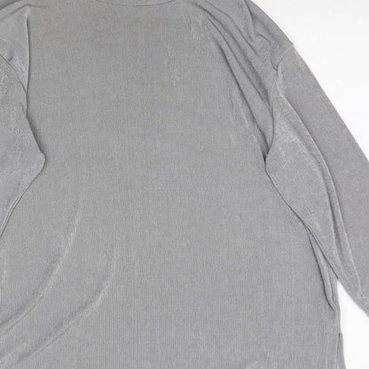 Preworn Womens Grey   Basic T-Shirt Size L
