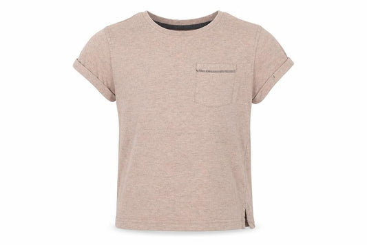 George Boys Beige   Basic T-Shirt Size 6-7 Years