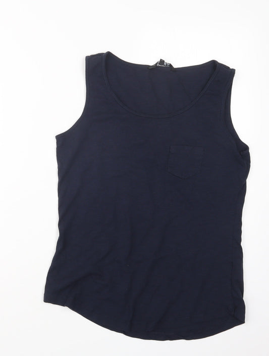 Debenhams Womens Blue   Basic Tank Size 10