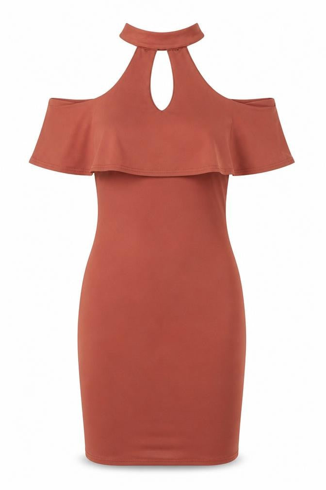 River Island Womens Brown   Bodycon  Size 12