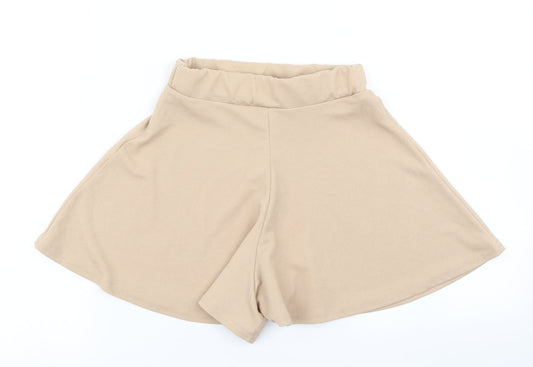 PRETTYLITTLETHING Girls Beige   Hot Pants Shorts Size 4 Years