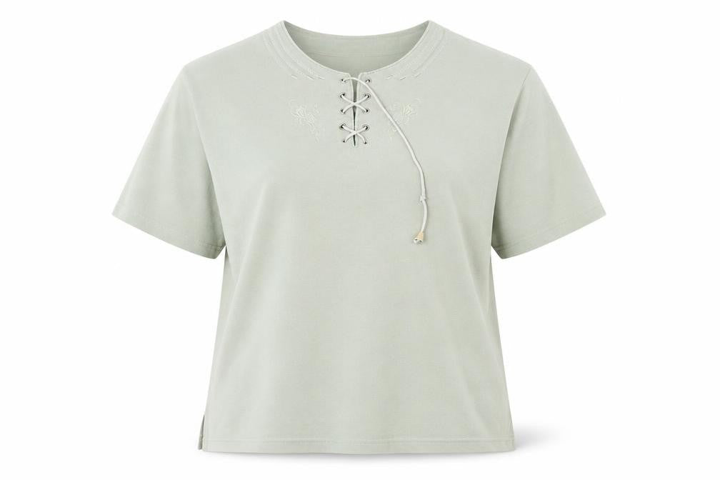 Lucky Womens Green   Basic T-Shirt Size M