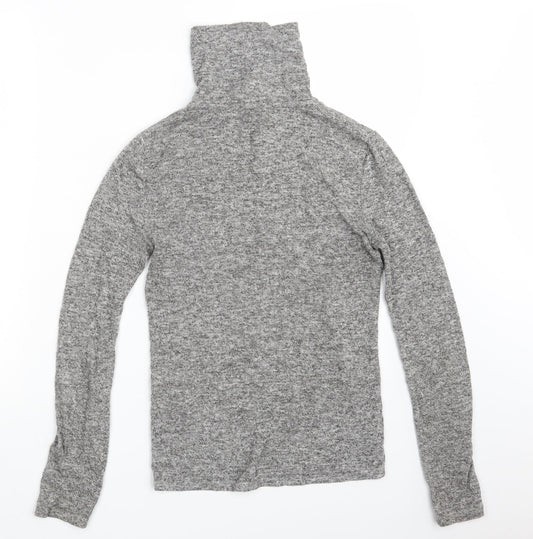 FOREVER 21 Womens Grey  Rayon Pullover Sweatshirt Size S