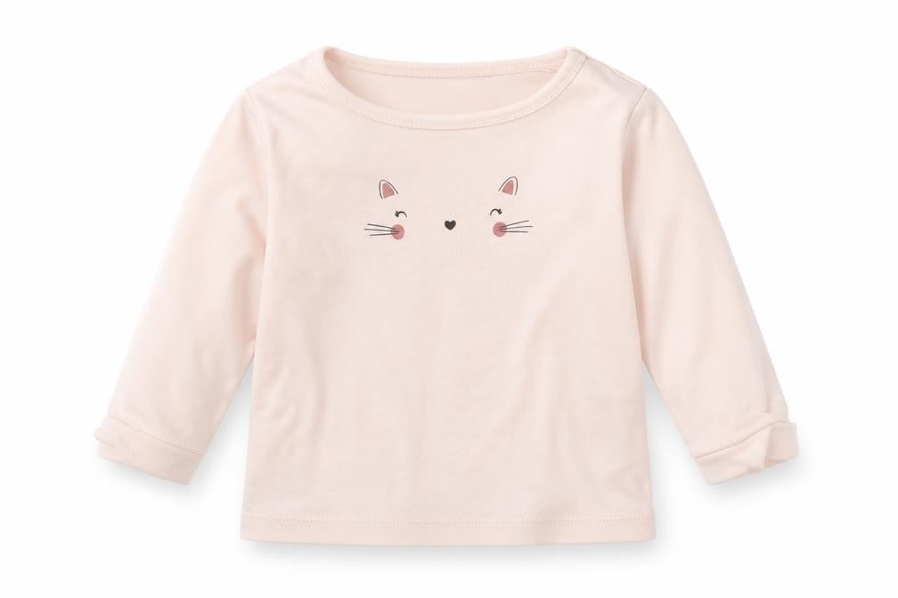 George Girls Pink   Basic T-Shirt Size 9-12 Months