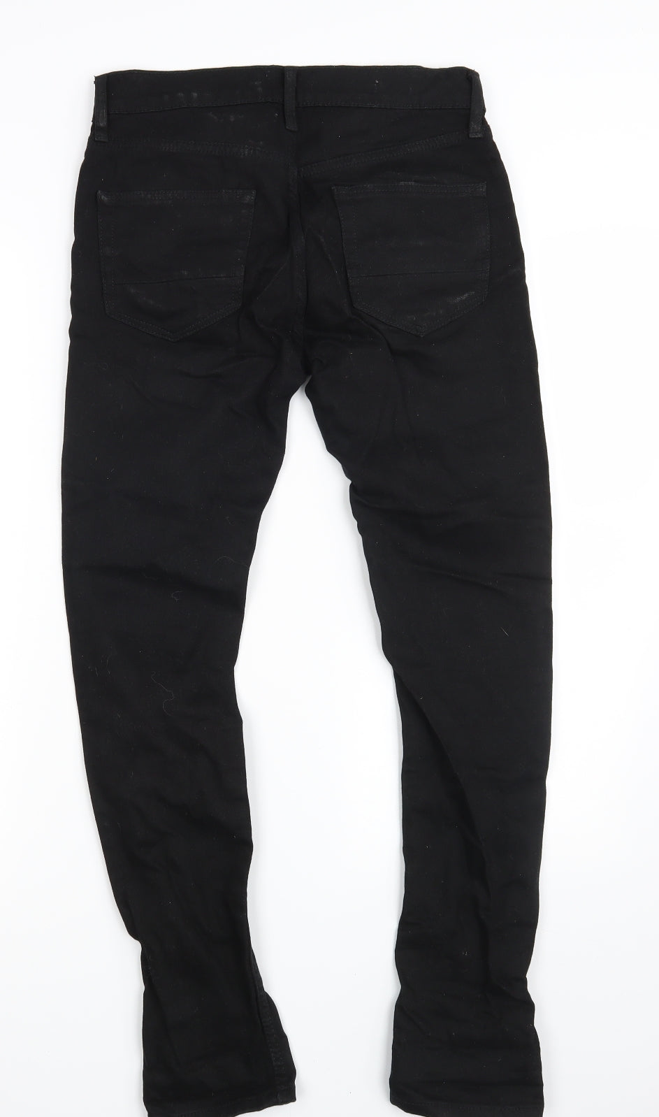 Topman Mens Black  Denim Skinny Jeans Size 28 in L28 in