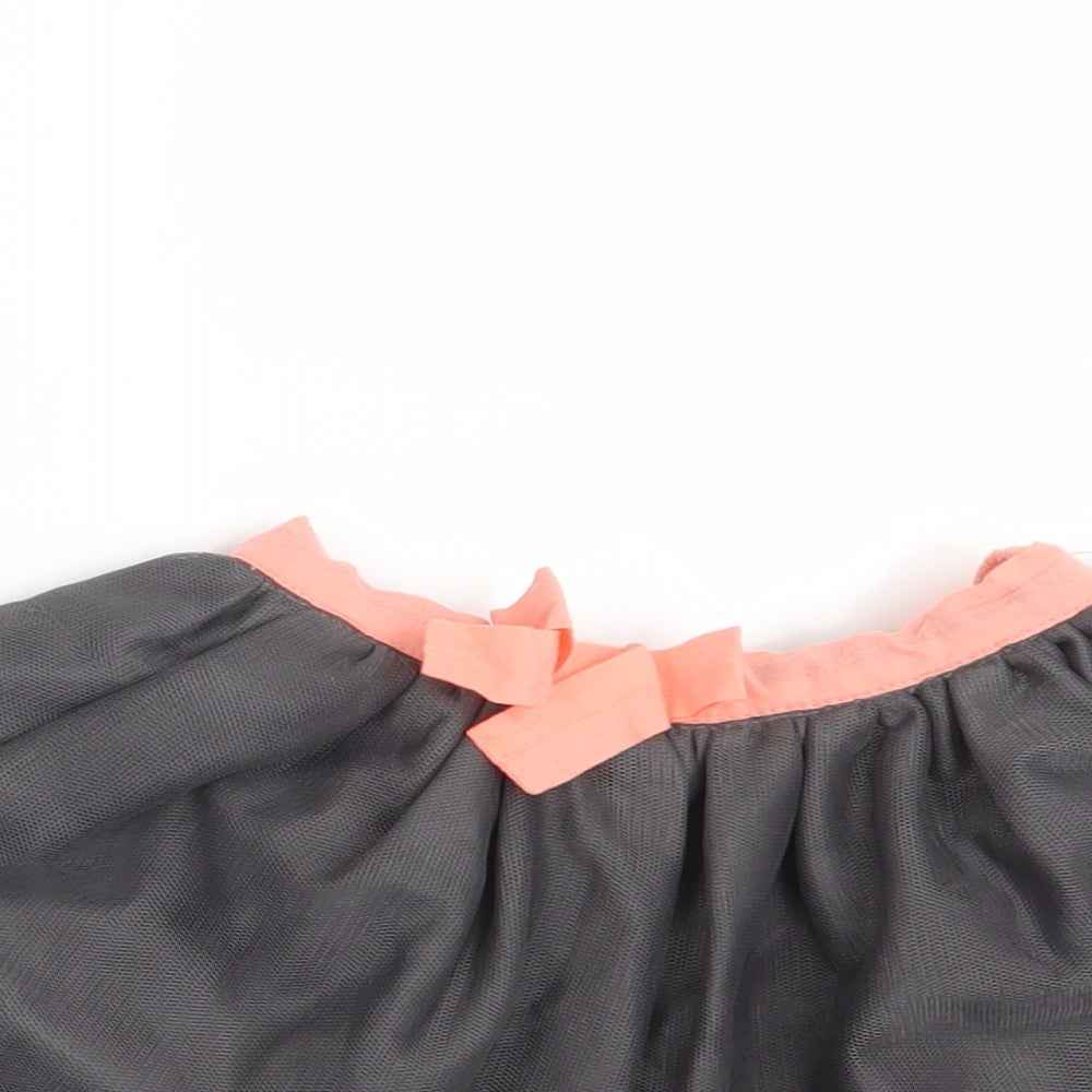 mamas & papas Girls Grey   Mini Skirt Size 9-12 Months