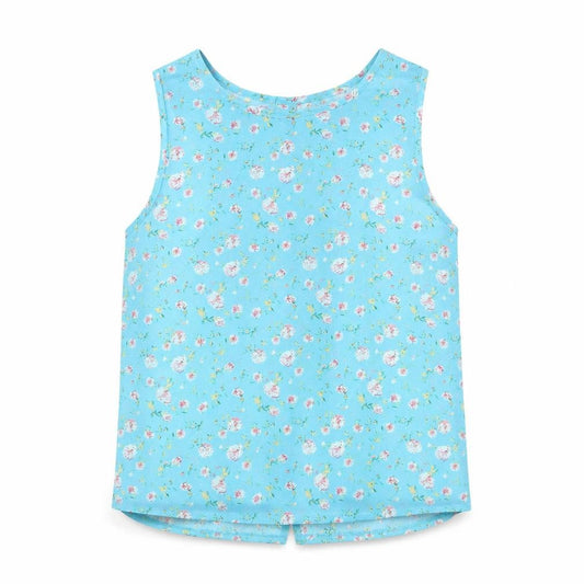 New Look Womens Green Floral  Basic Button-Up Size 10