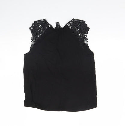 H&M Womens Black   Basic Tank Size S
