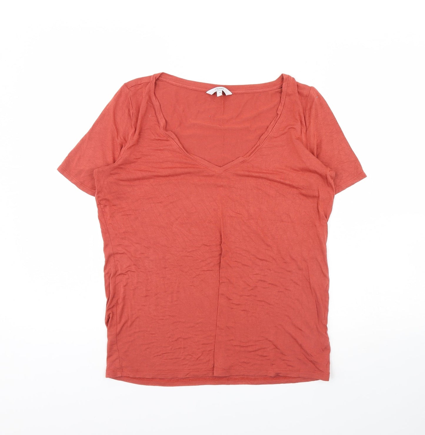NEXT Womens Red   Basic Blouse Size 10