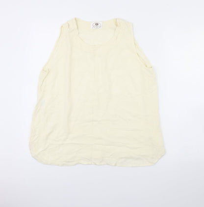 Nightingales Womens Yellow   Basic Tank Size L