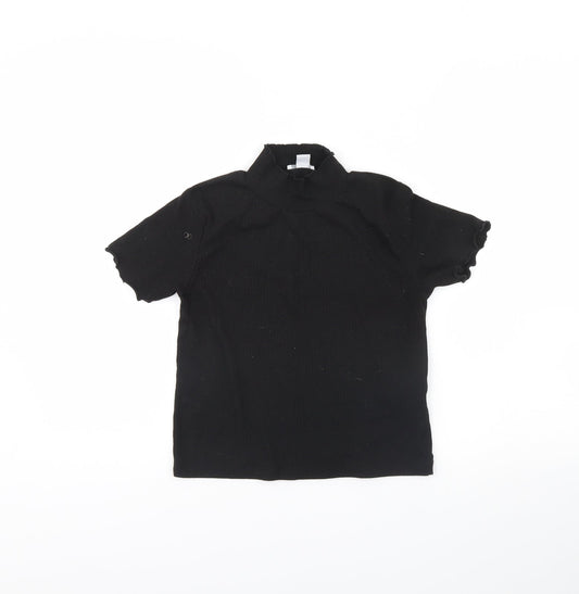 Primark Girls Black   Basic Blouse Size 12 Years