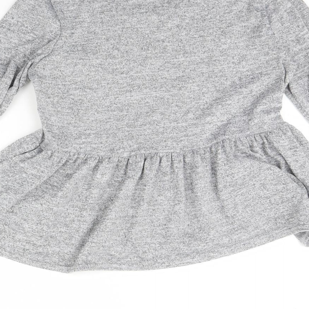 Boohoo Womens Grey   Pullover Jumper Size 8