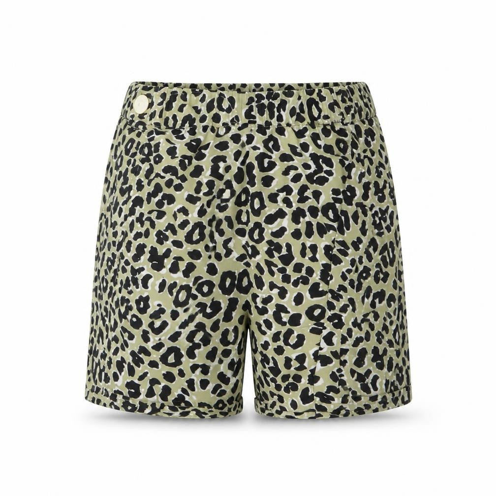 River Island Girls Green Animal Print  Culotte Shorts Size 4 Years